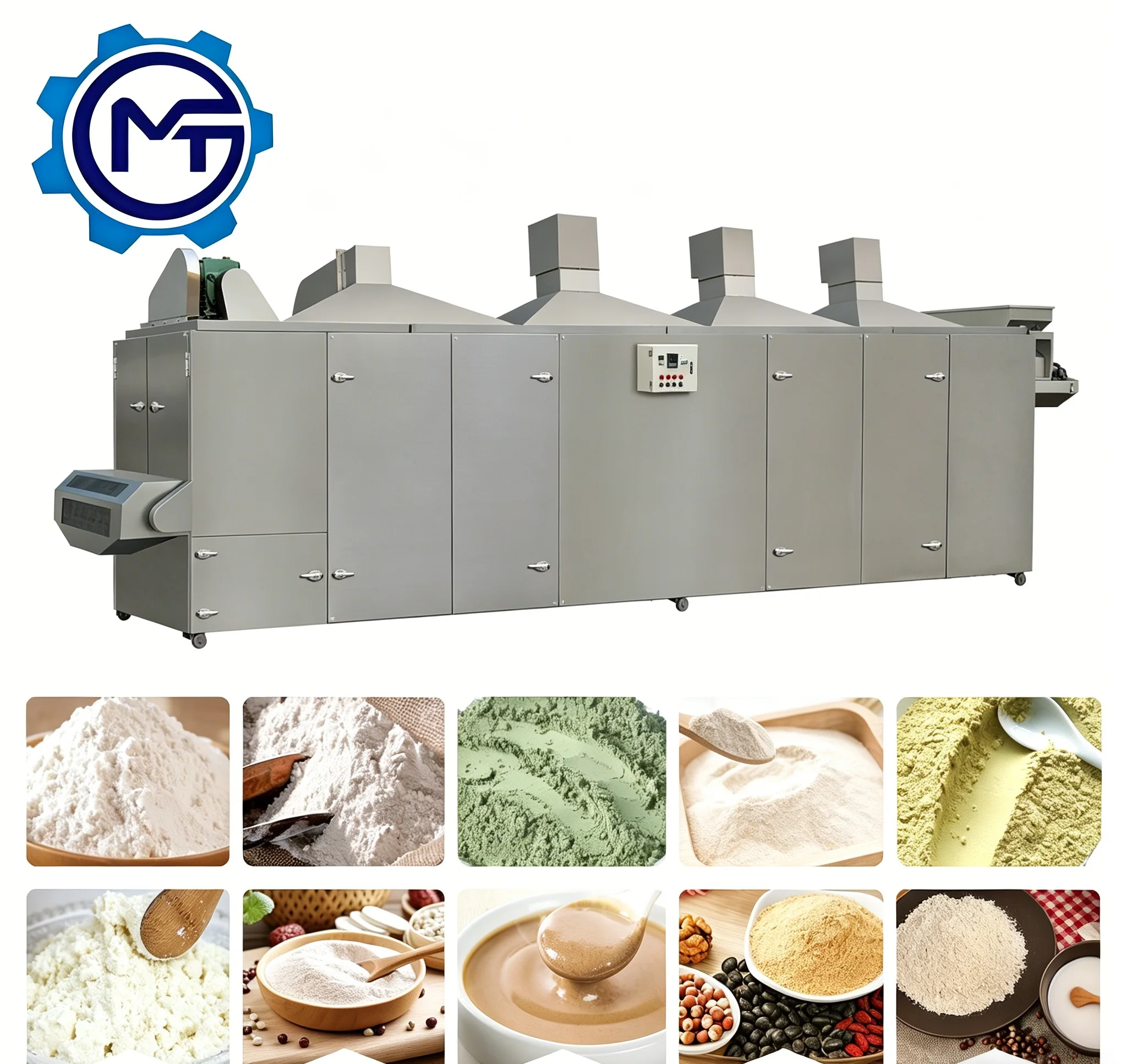 CE Approved MT Brand Organic Baby Rice Nutrition Powder Extrusion Production Line with 500kg/h Capacity and Automatic Grade