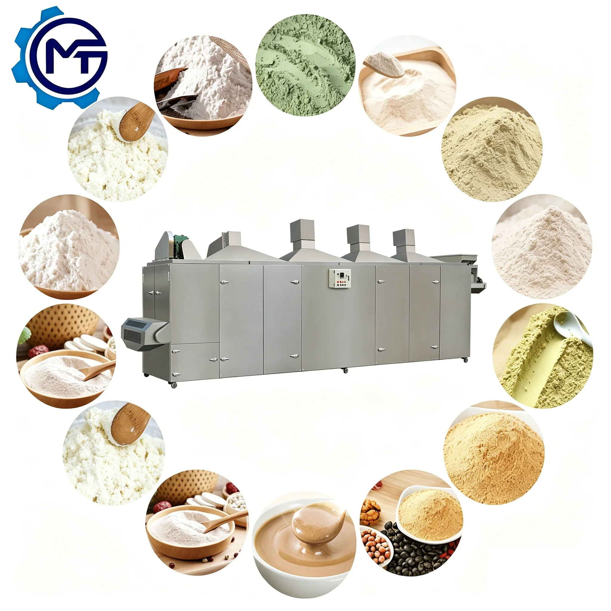 Full Automatic Complete Baby Food Nutrition Powder Porridge Processing Production Line for Infant Nutrition Factory