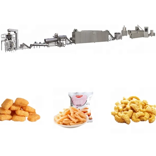 Automatic High Efficiency Popcorn Pop Corn Snack Machine