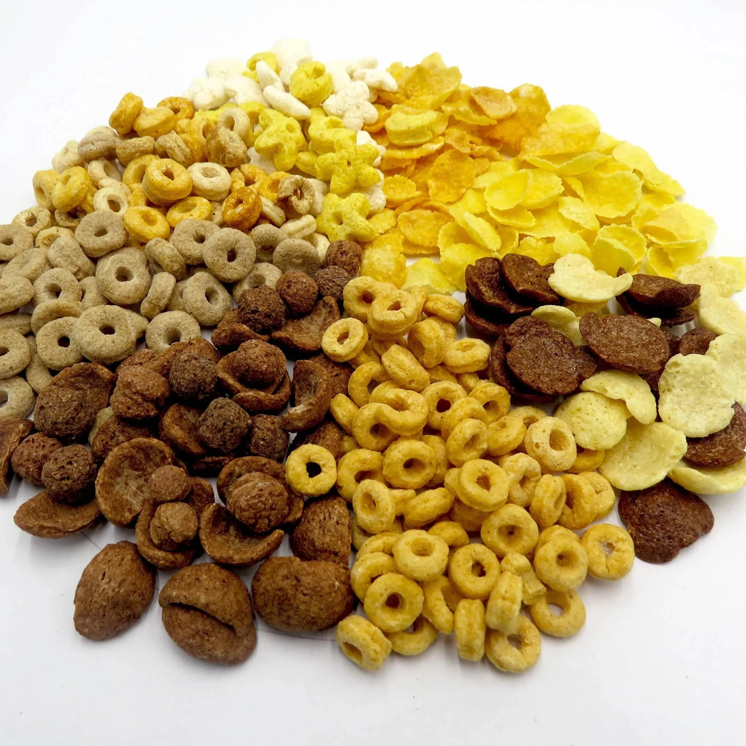 Full Automatic Crispy Maize Chocos Corn Flakes Breakfast Cereals Processing Production Line Industrial Equipment