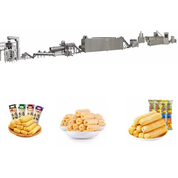 Good Quality Industrial Core Filling Snack Making Machine Puffed Core Filling Snack Food Extruder Equipment Machine