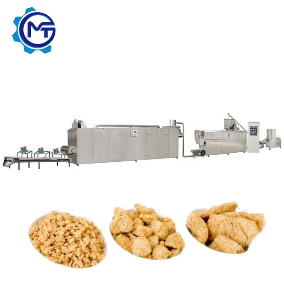 New Pea and Soybean Protein Production Line Equipment with Mechanical Extruder Food Grade Stainless Steel High Productivity