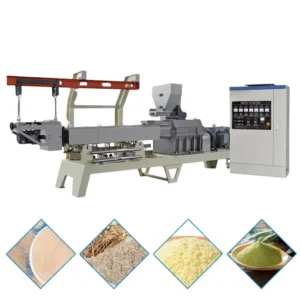 Línea de producción de pasta de maíz instantánea industrial Equipos de procesamiento de polvo nutricional Máquina de polvo de nutrición para reemplazo de comidas