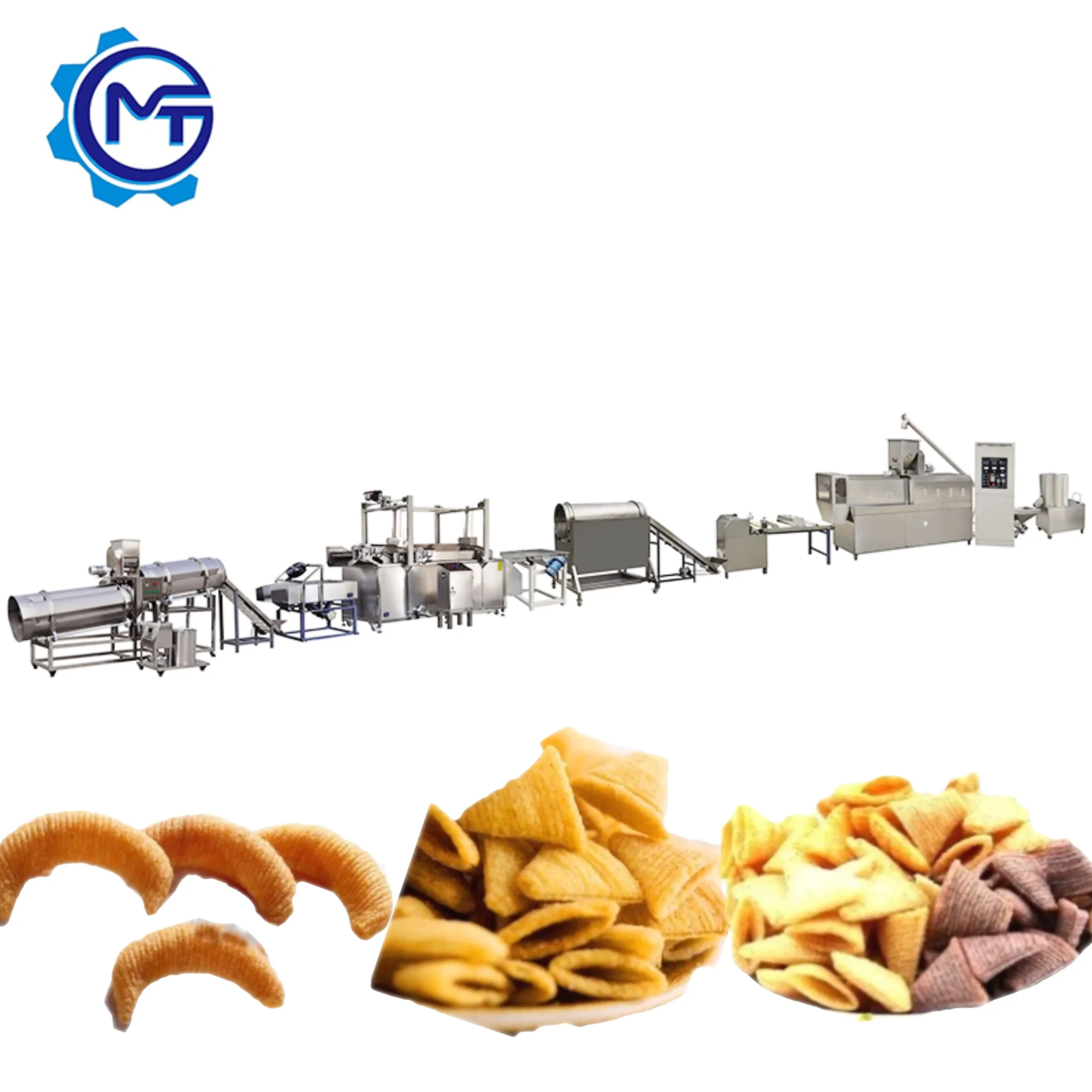 Twin-Screw Leisure Food Equipment – Rice Crust & Bugles Puffing Production Line